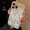 Iridescent Brush Bow Case – Iridescent Ground Colour Butterflies & Iridescent Ground White Butterflies
