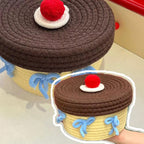 Handwoven Rope Desktop Storage Basket