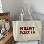 Slogan Canvas Tote