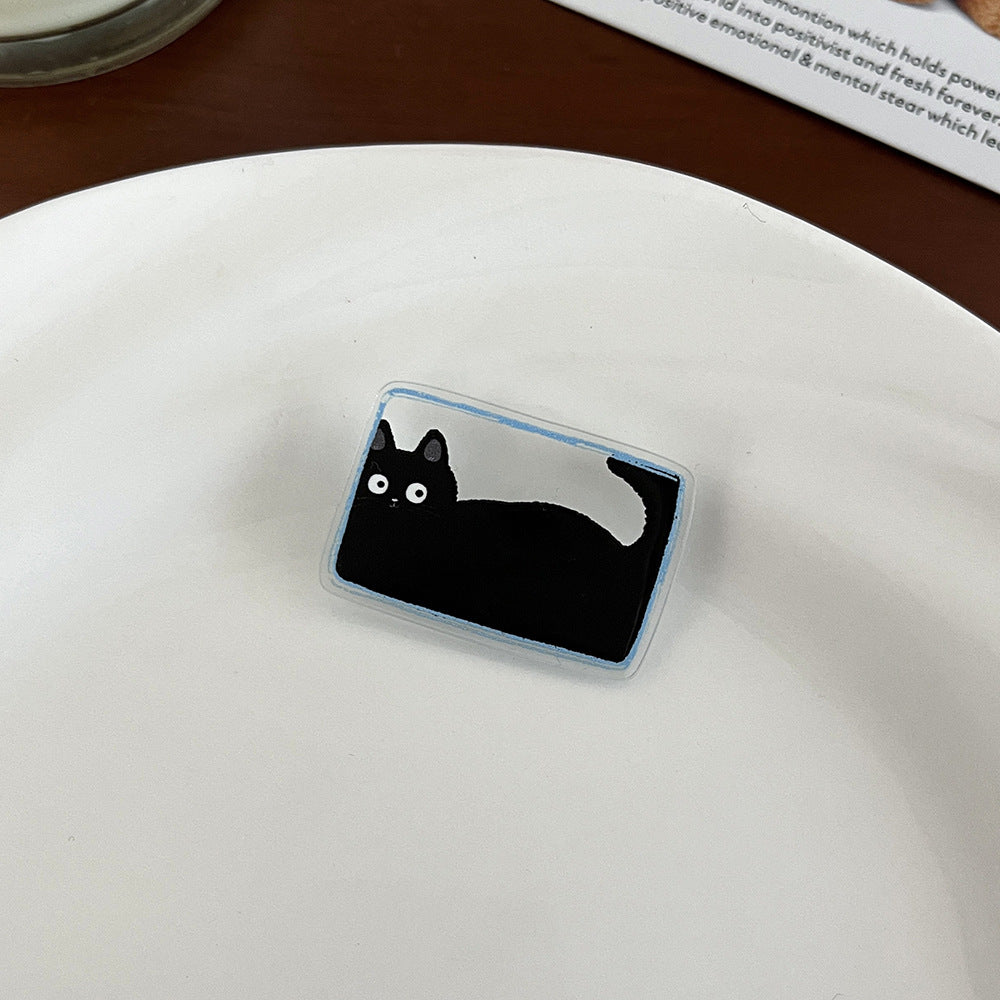 Cat Brooch Cartoon Pin