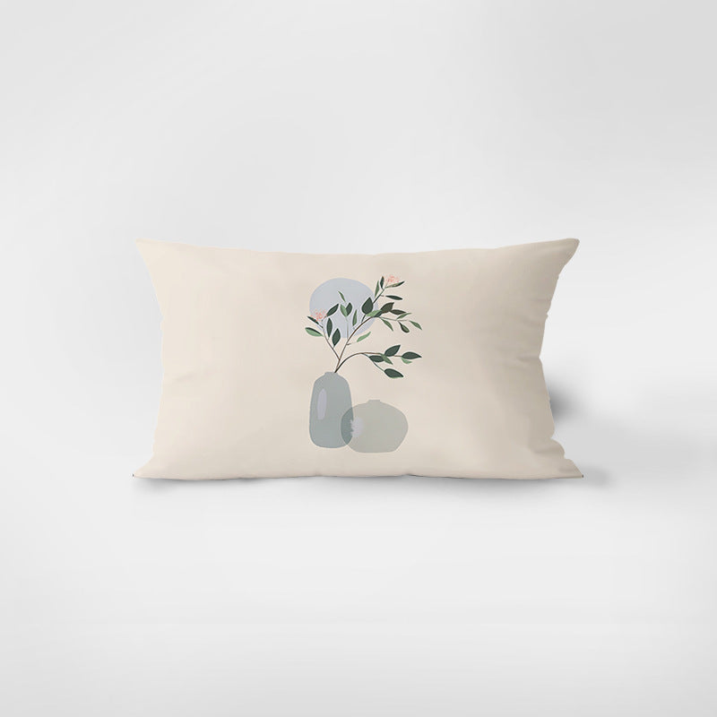 Rectangular Suede Throw Pillow Cover - Modomu