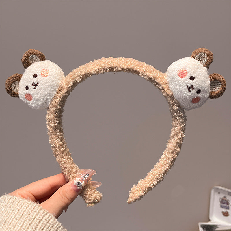 Cute Bear Plush Headband - Modomu