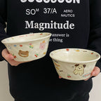 Graffiti Cartoon Ceramic Bowl