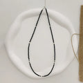 Layered Shell Bead Choker Necklace - Modomu