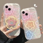 Smiley Bloom Wavy iPhone Case