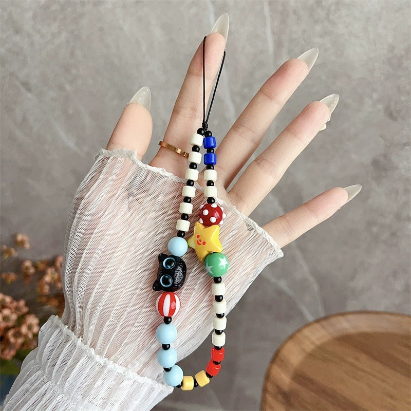 Owl Star Phone Chain