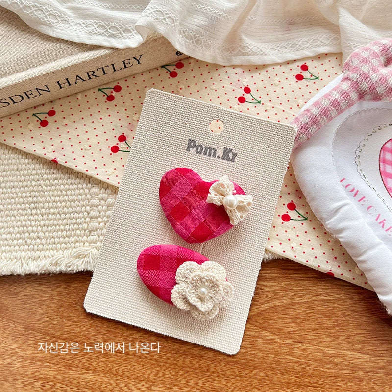 Cartoon Bow Lace Hairpin