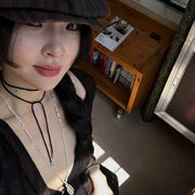 Korean Water Drop Choker Necklace