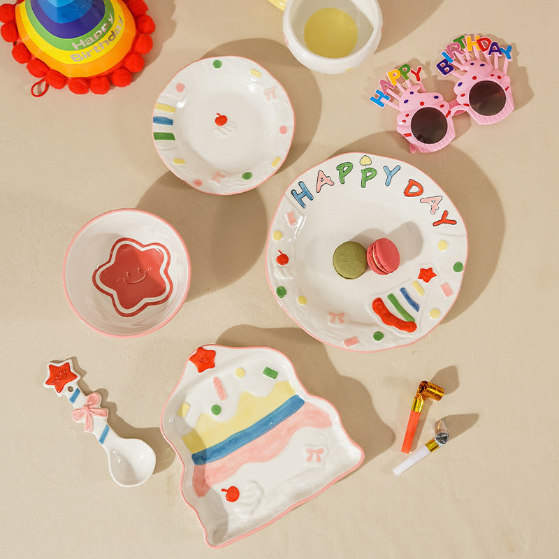 Hand Painted Ins Style Bowl