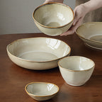 Nostalgic Irregular Ceramic Bowl - Modomu