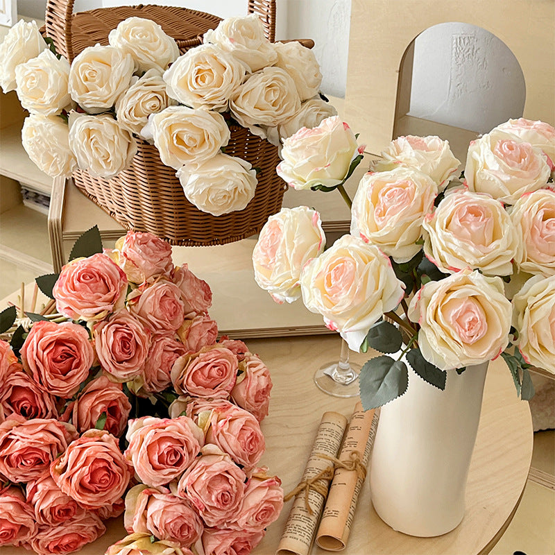 Faux Rose Bouquet Decorative