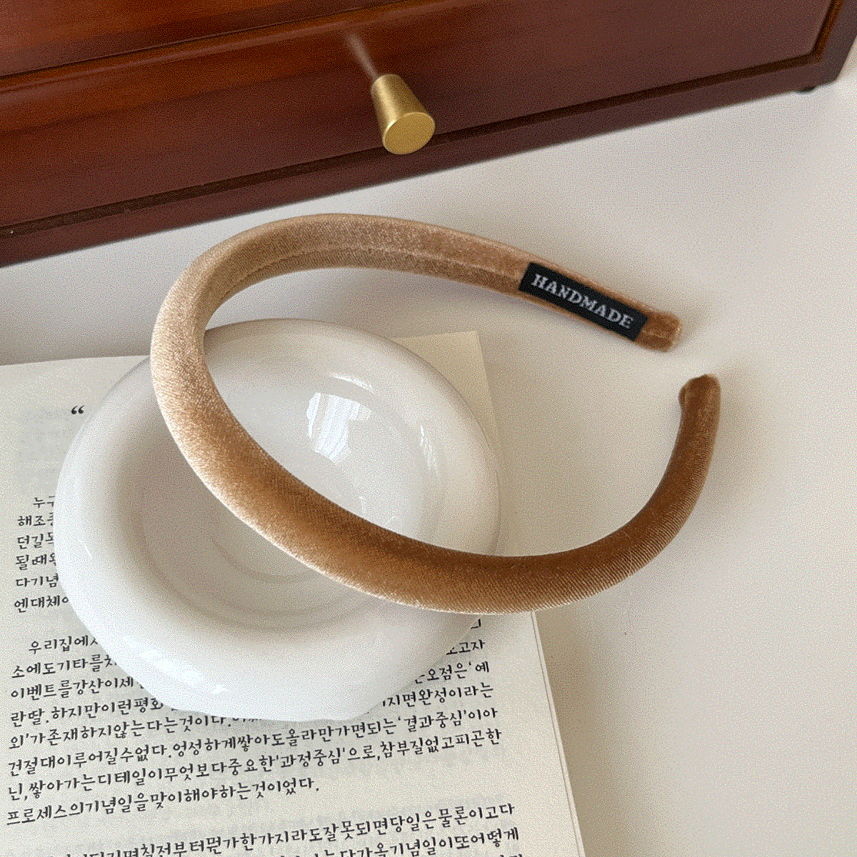 Velvet Retro Thin Headband - Modomu