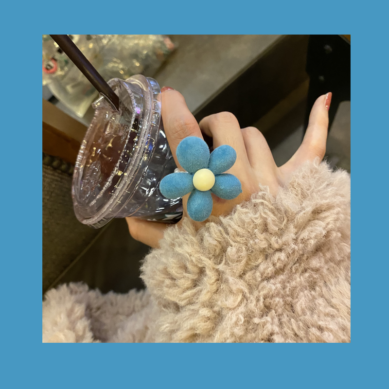 Flocking Heart Pearl Ring - Modomu