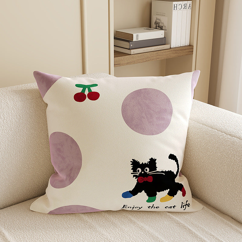 Cartoon Critter Throw Cushion – Cat Designs