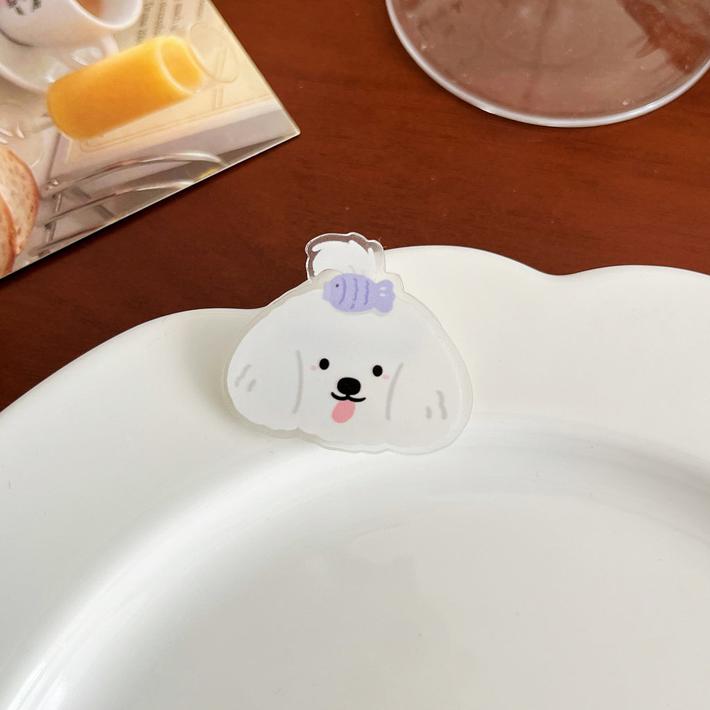 Cute Dog Acrylic Brooch - Modomu