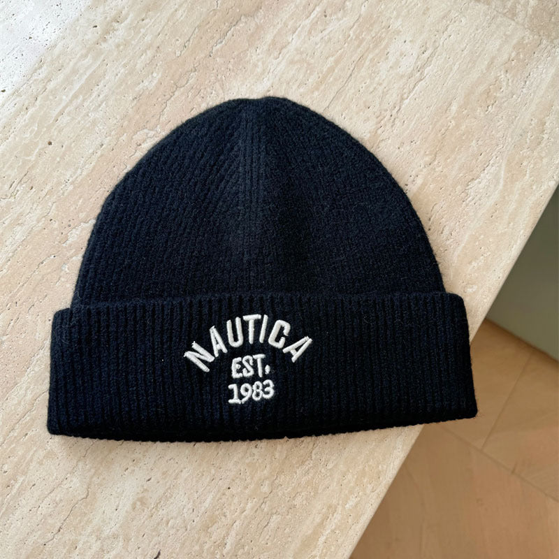 Embroidered Beanie with Icon Detail - Modomu