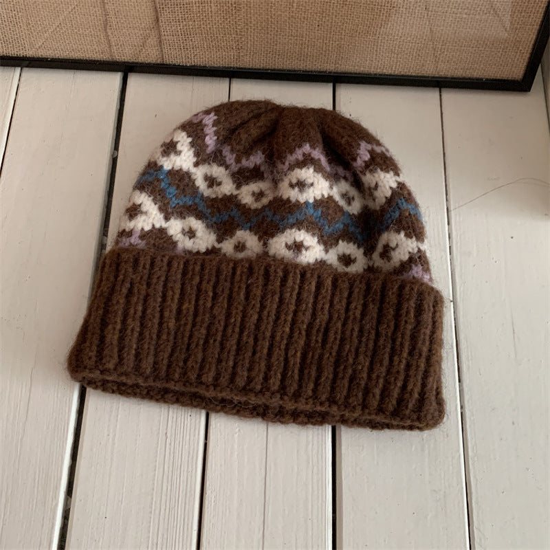 Fair Isle Knit Winter Beanie - Modomu