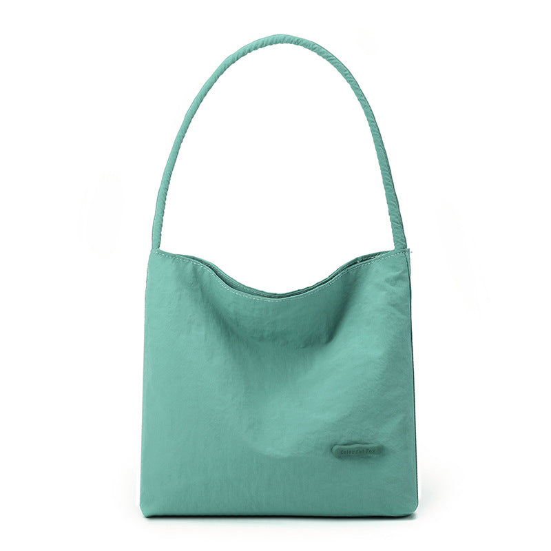 Slouchy Nylon Shoulder Bag