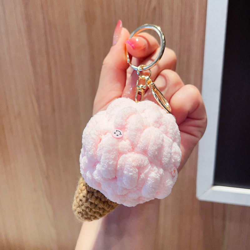 Plush Ice Cream Keychain Charm - Modomu