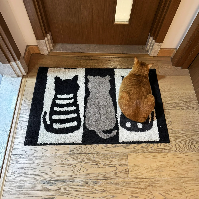 Cute Cat Doormat for Entryways - Modomu