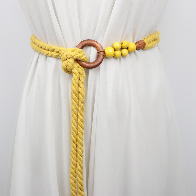 Bohemian Braided Waist Belt - Modomu