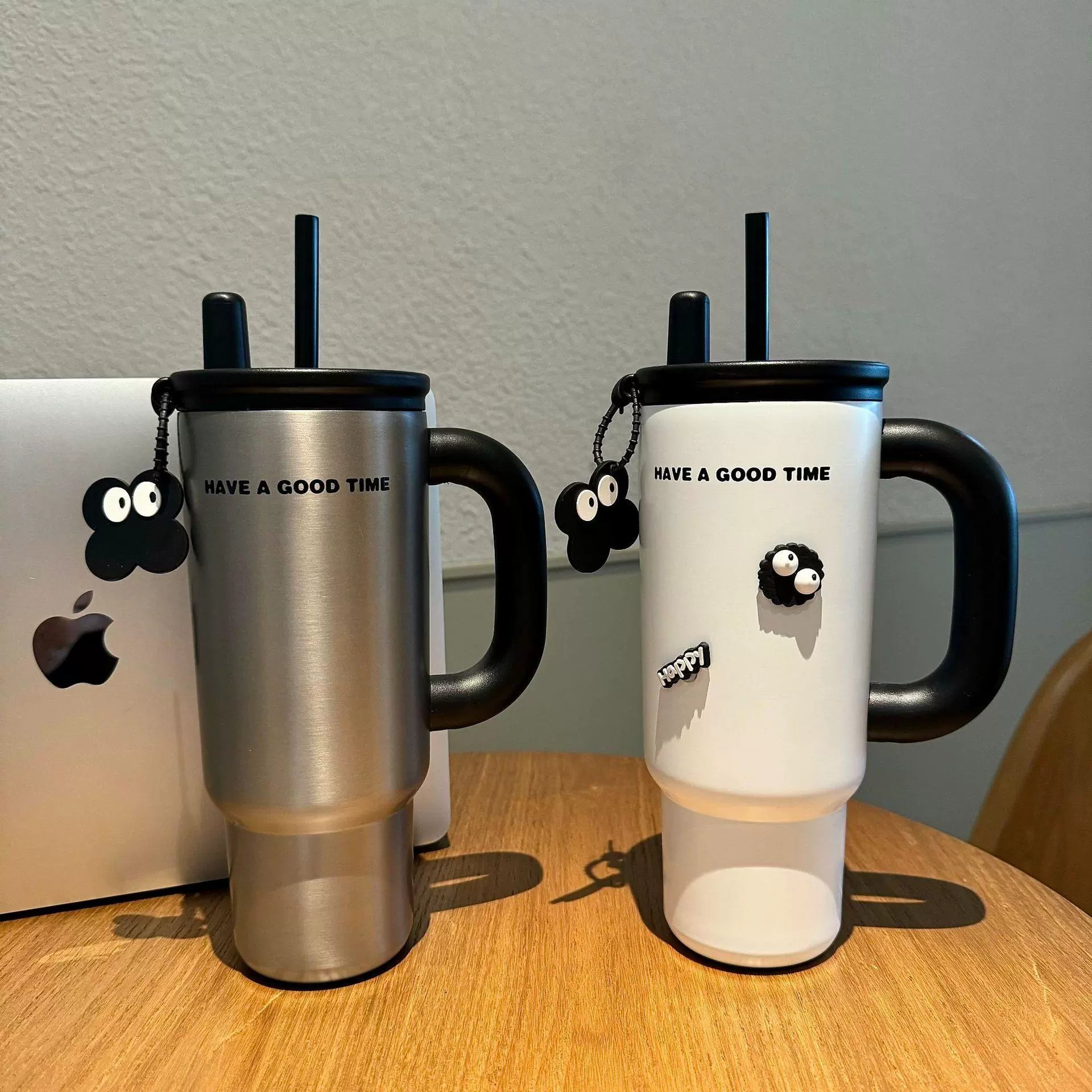 Stainless Steel Large Straw Cup