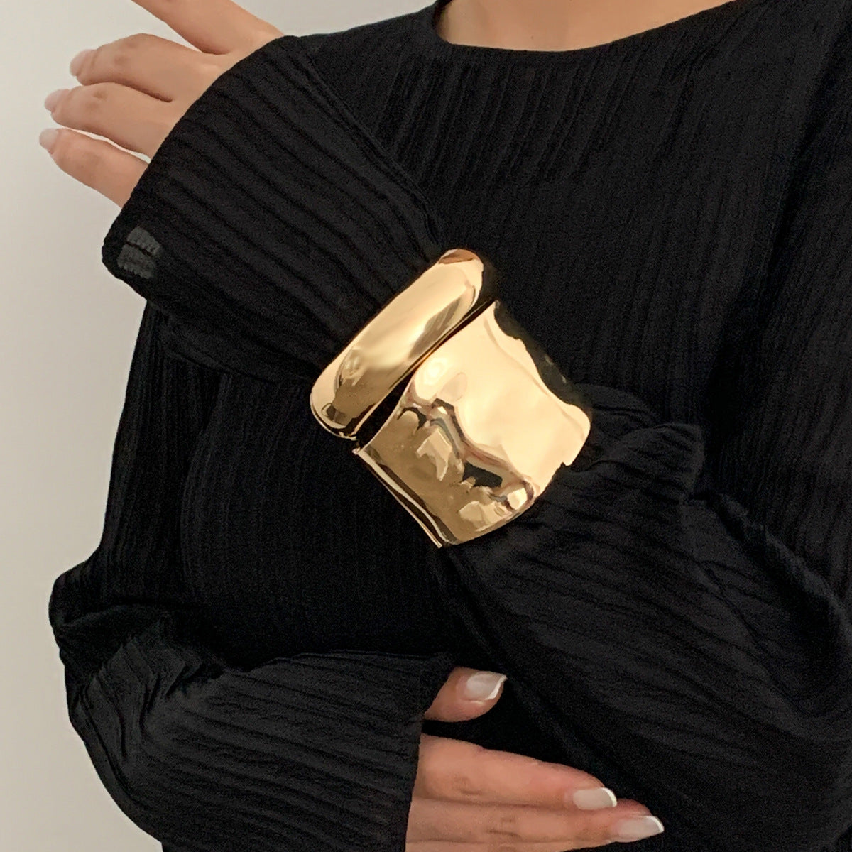Gold Spring Bangle