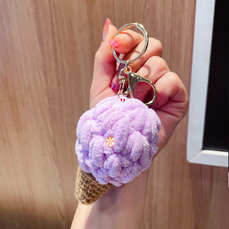 Plush Ice Cream Keychain Charm - Modomu
