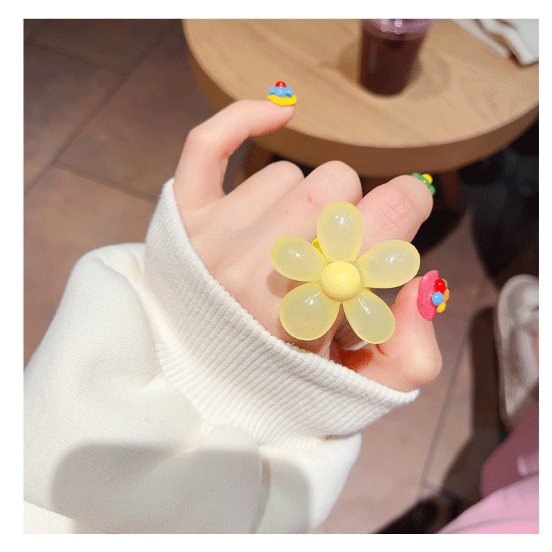 Flocking Heart Pearl Ring - Modomu