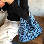 Leopard Print Shoulder Tote