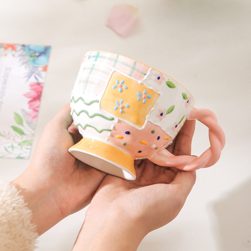 Hand Painted Ceramic Coffee Mug