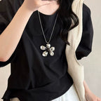 Retro Floral Pendant Necklace - Modomu