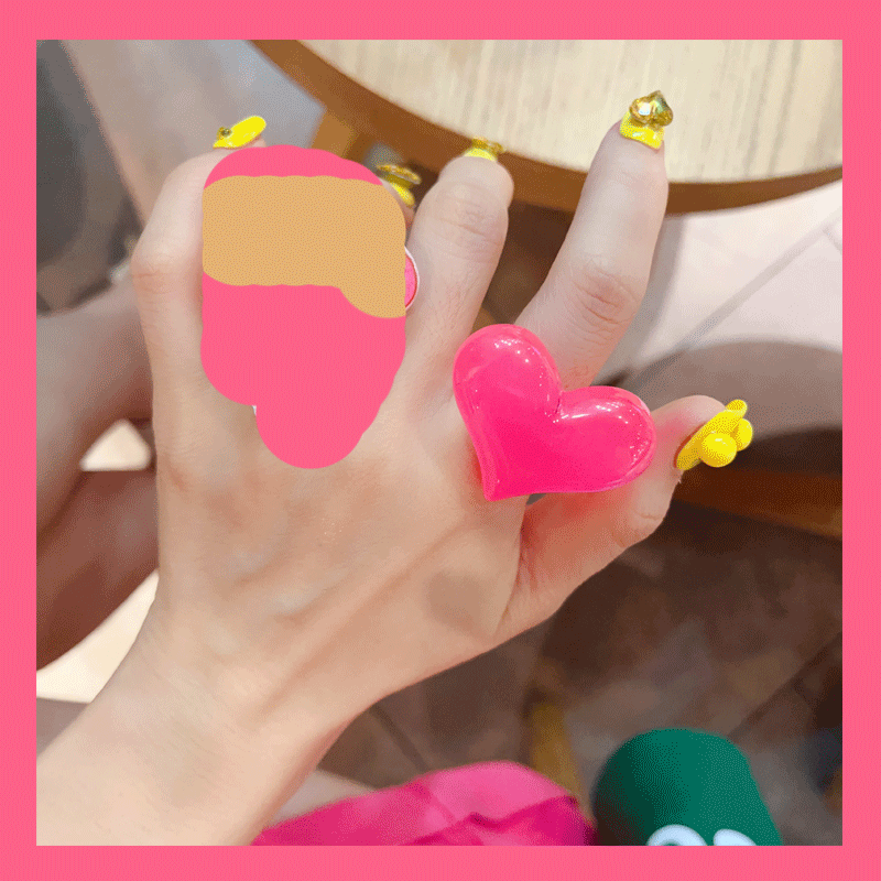 Exaggerated Floral Heart Ring - Modomu