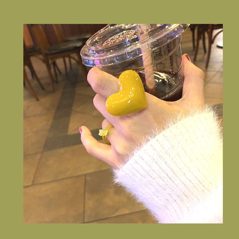 Exaggerated Floral Heart Ring - Modomu