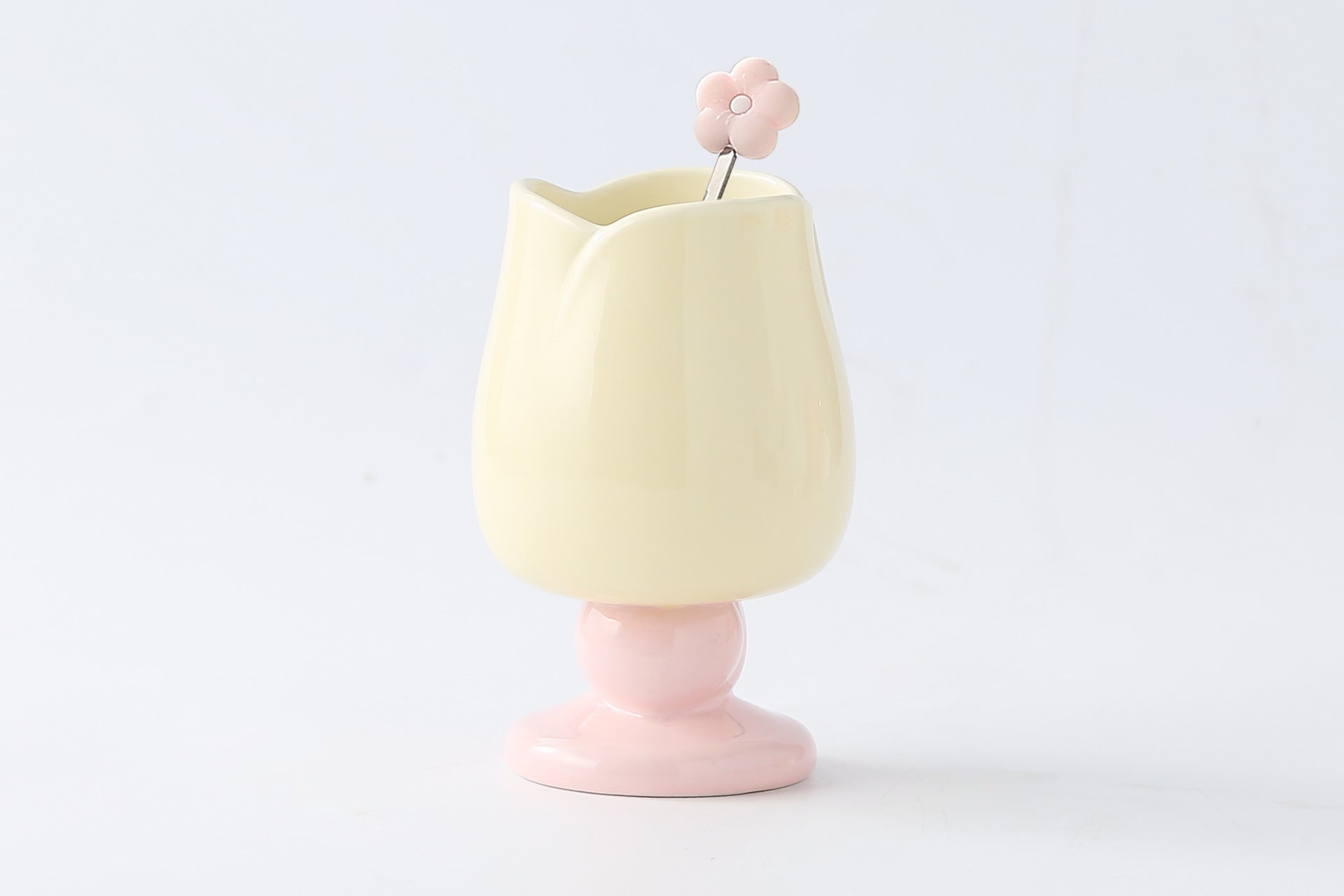 Ceramic Tulip Pattern Coffee Mug - Modomu