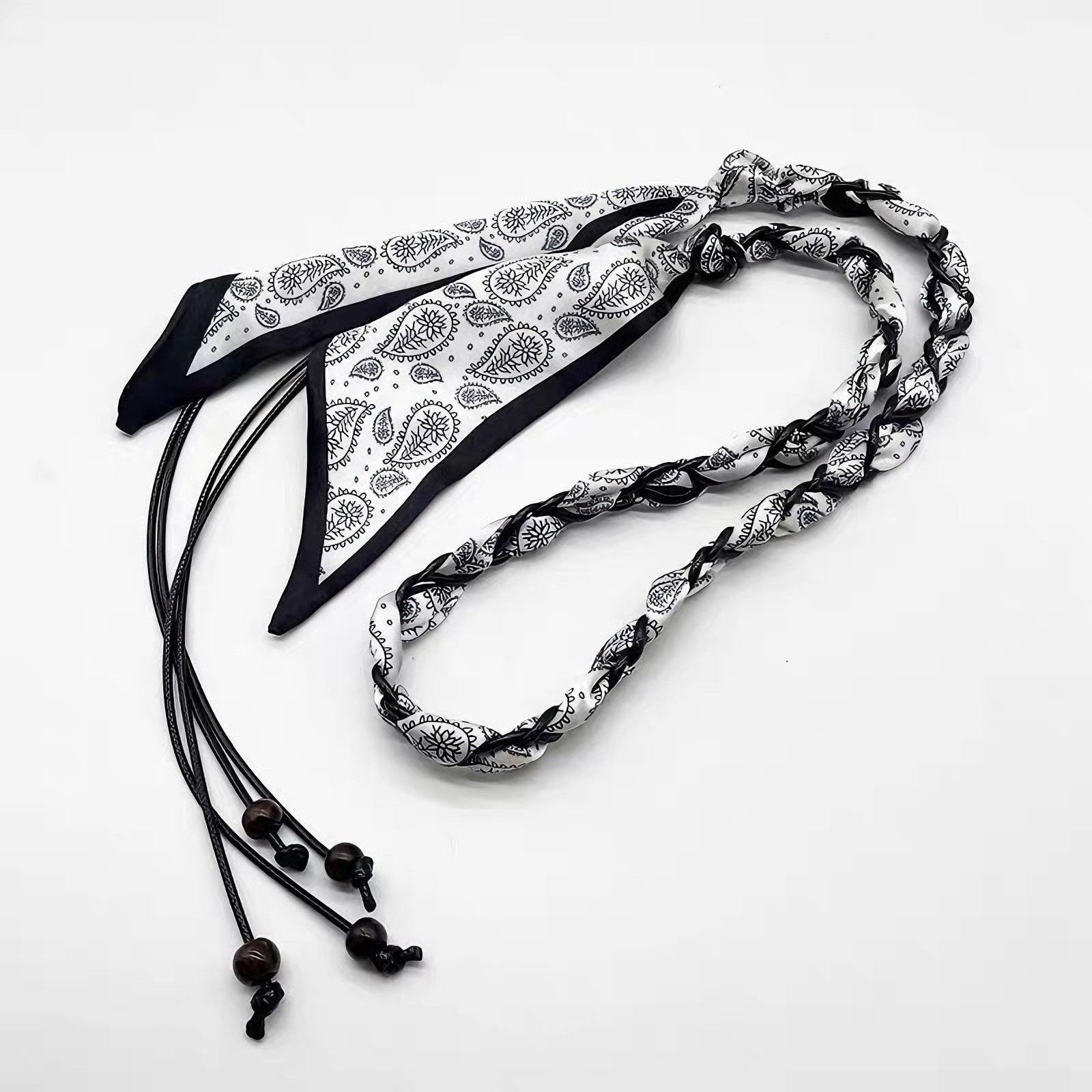Patterned Woven Waist Chain Belt - Modomu