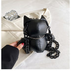 Studded Cat Novelty Bag