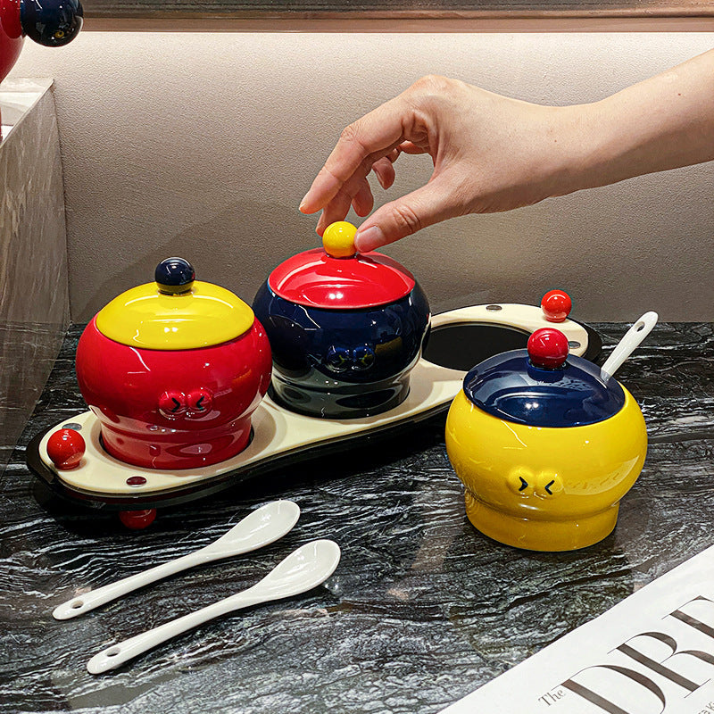 Ceramic Seasoning Jar Set