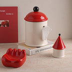 Ceramic Floss Tube Desk Decor