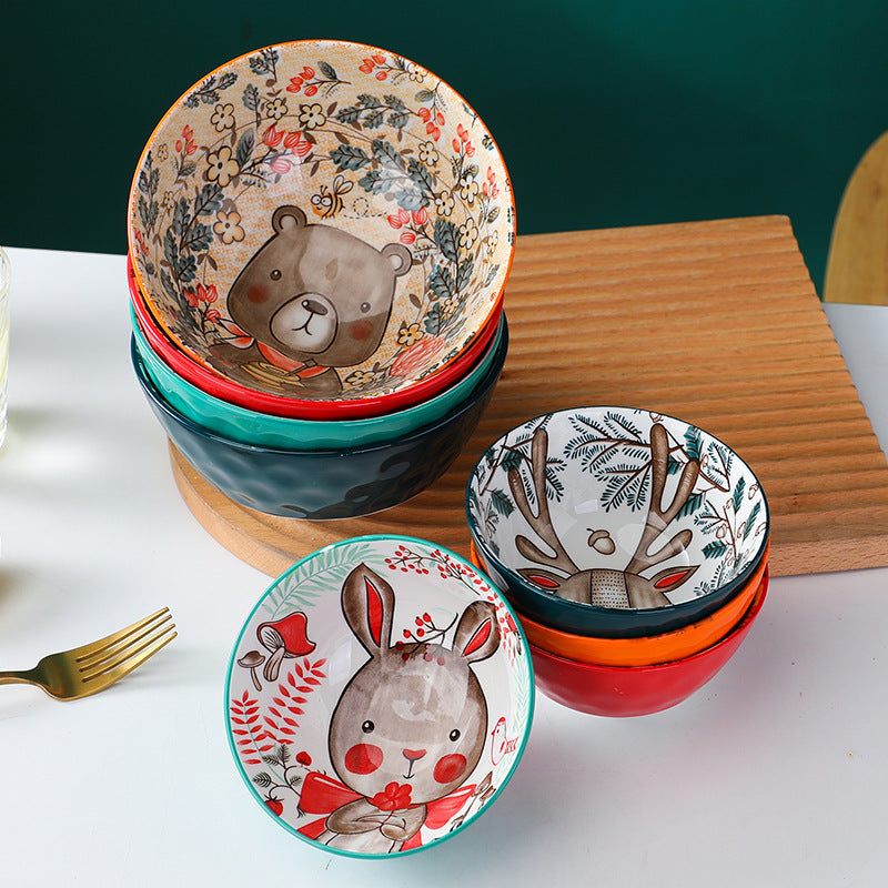 Cartoon Ceramic Children's Bowl - Modomu