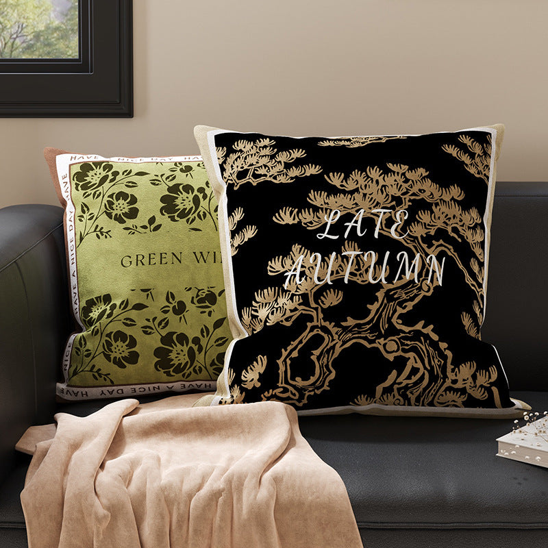 French Botanical Print Cushion – Floral Designs