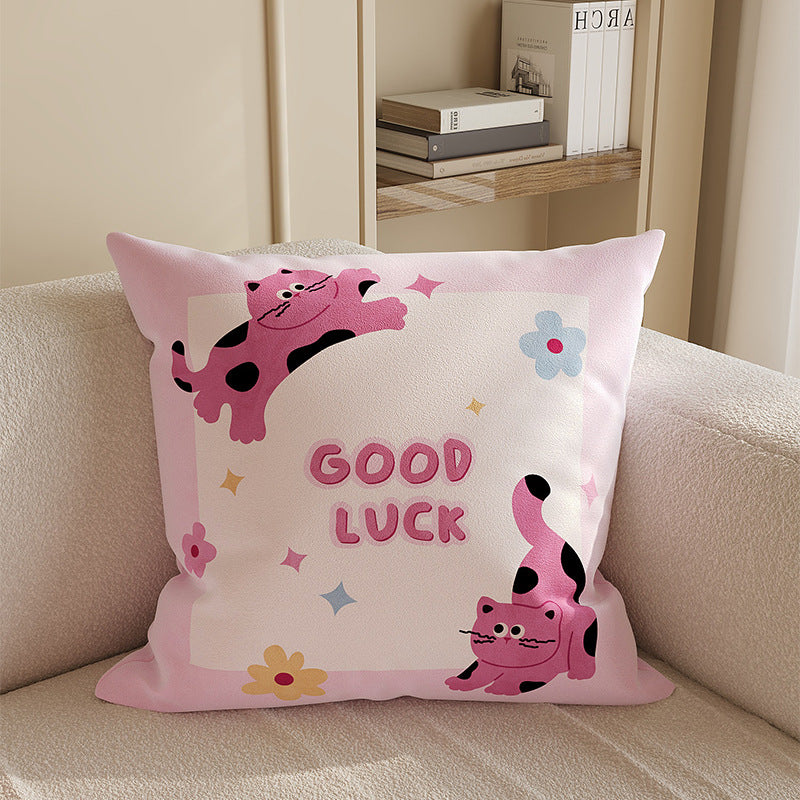 Cartoon Critter Throw Cushion – Cat Designs