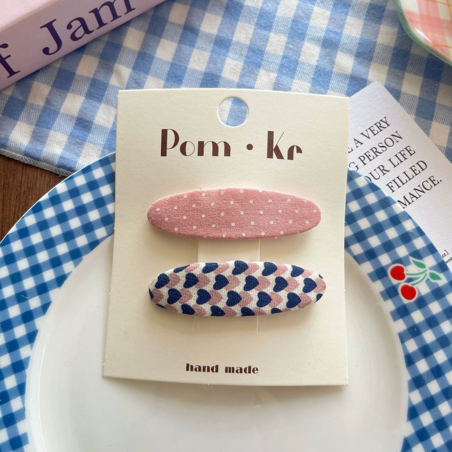 Floral Oval Hair Clip - Modomu