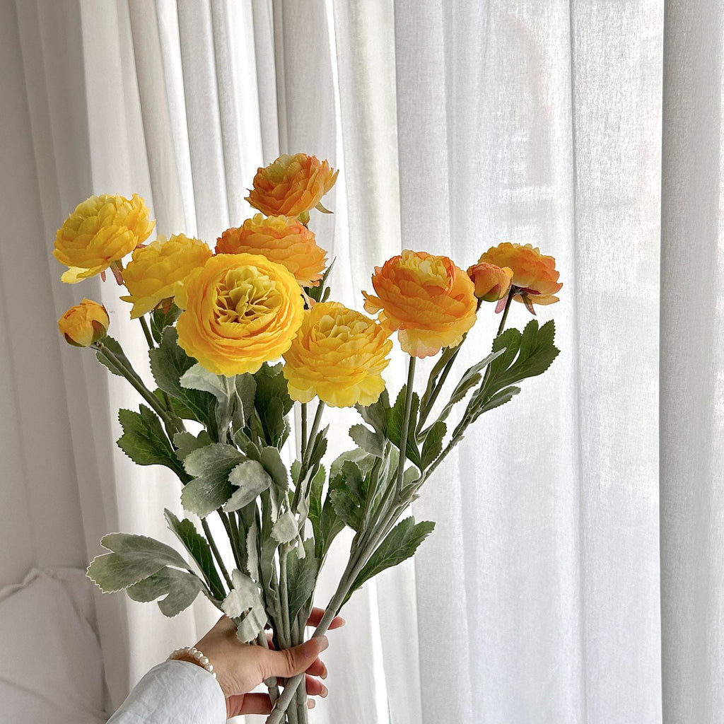 Faux Lotus Peony Stems - Modomu
