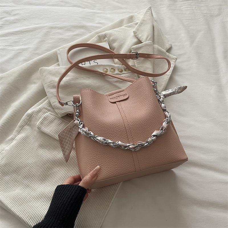 Chain Bucket Shoulder Bag
