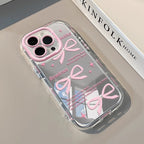 Pink Ribbon Bow Mirror Case
