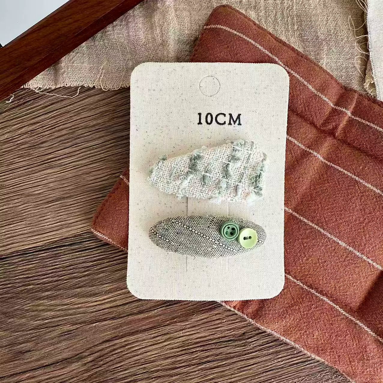 Pleated Water Drop Hair Clip - Modomu