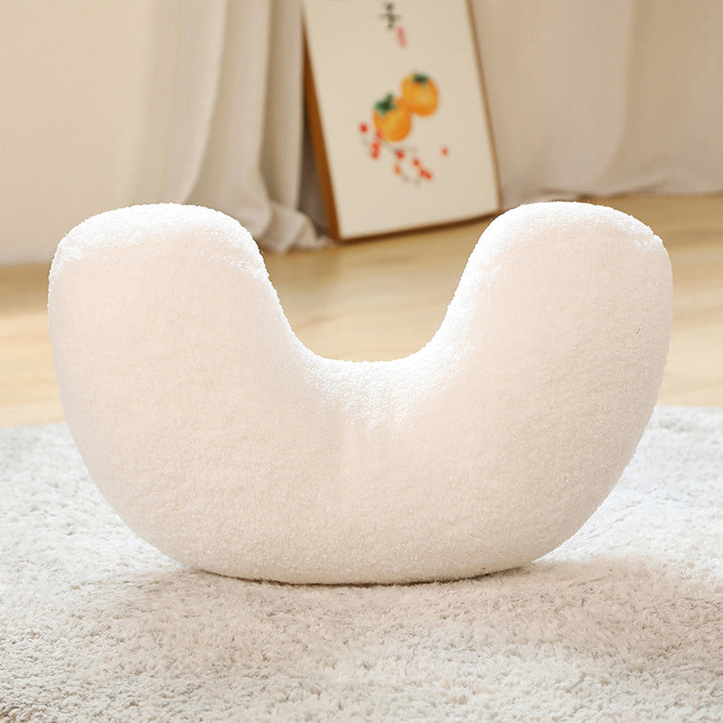 White Cashmere Fleece Pillow