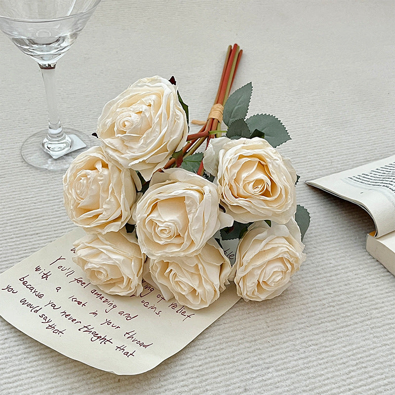 Faux Rose Bouquet Decorative - Modomu