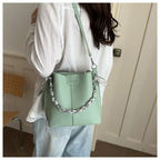 Chain Bucket Shoulder Bag